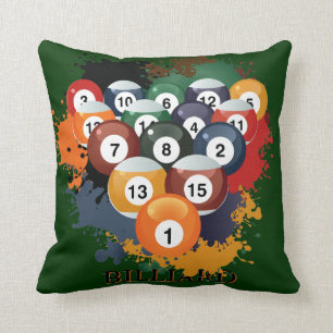 BassängBilliardbollar kudder Kudde