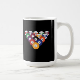 Bassängbollar/biljard: Kaffe koppar