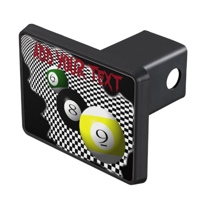 bassängen 3D klumpa ihop sig Psychobabblestänk Dragkroksskydd (Topp Höger)