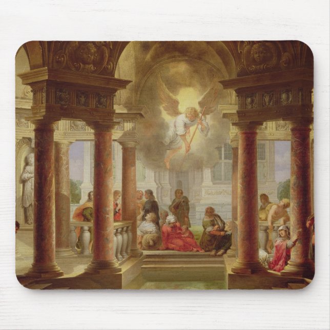 Bassängen av Bethesda, 1645 Musmatta (Framsidan)