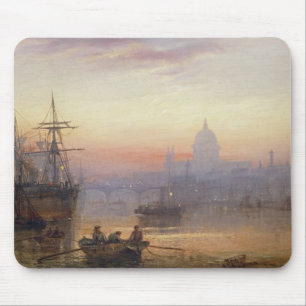 Bassängen av London på sundownen, 1876 Musmatta