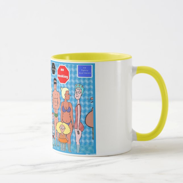Bassängfolk Mugg (Höger)