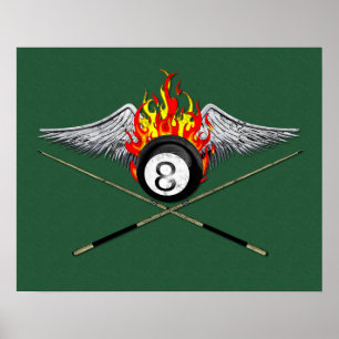 Bassängspelare Poster