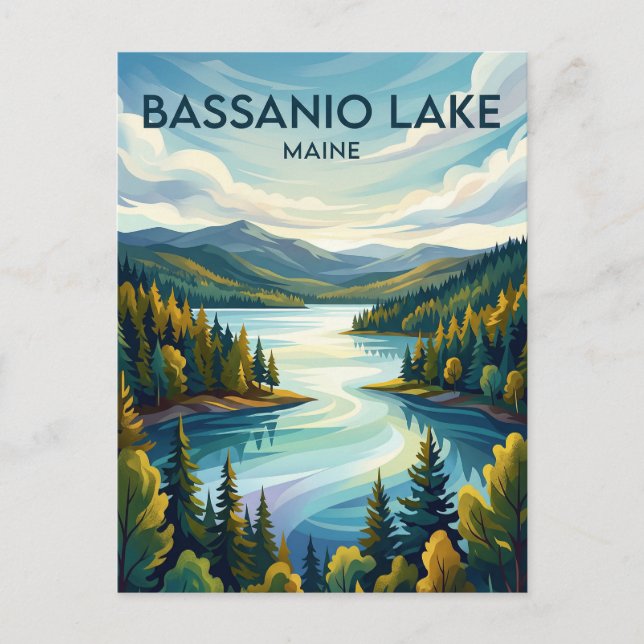 Bassanio Lake USA Vykort (Framsida)