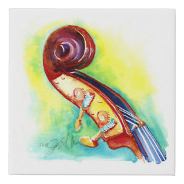 Bassastrål - Dubbla Bass Strings Canvase Wrap