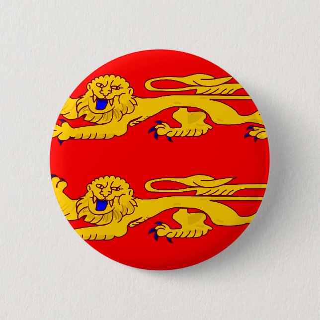 Basse Normandie, frankrikeflagga Knapp (Framsida)