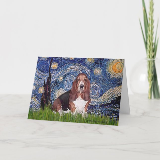 Basset 1 - Stjärnkväll Kort (Framsida)