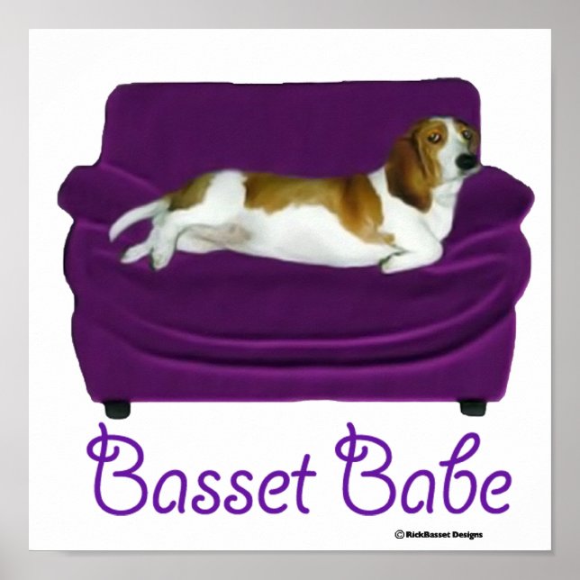 Basset Babe Poster (Framsidan)