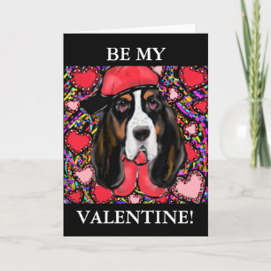 Basset har hittats helgkort