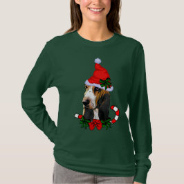 Basset Hound Älskare jul jul T Shirt