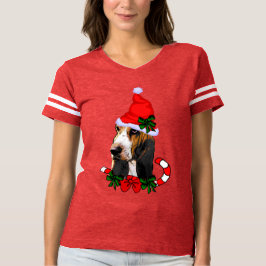 Basset Hound Älskare jul jul Tee Shirt