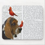 Basset Hound and Birds Musmatta<br><div class="desc">Husdjur</div>