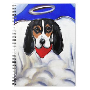 Basset Hound Ängel Anteckningsbok