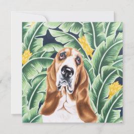 Basset Hound Anteckningskort
