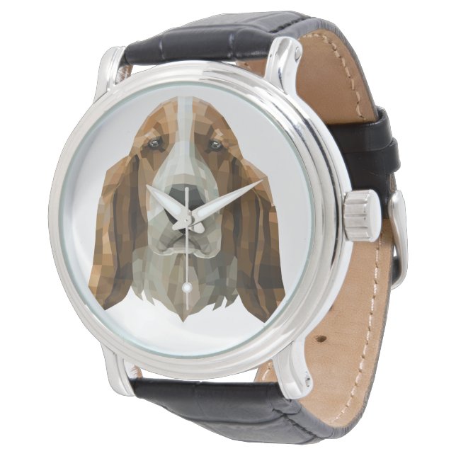 Basset Hound Armbandsur (Vinklad)