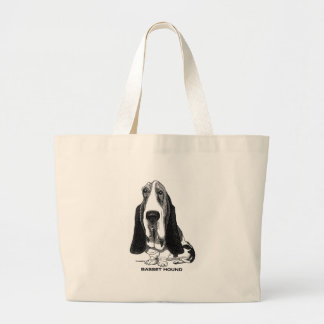 Basset Hound Bag Jumbo Tygkasse