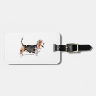 Basset Hound Bagagebricka