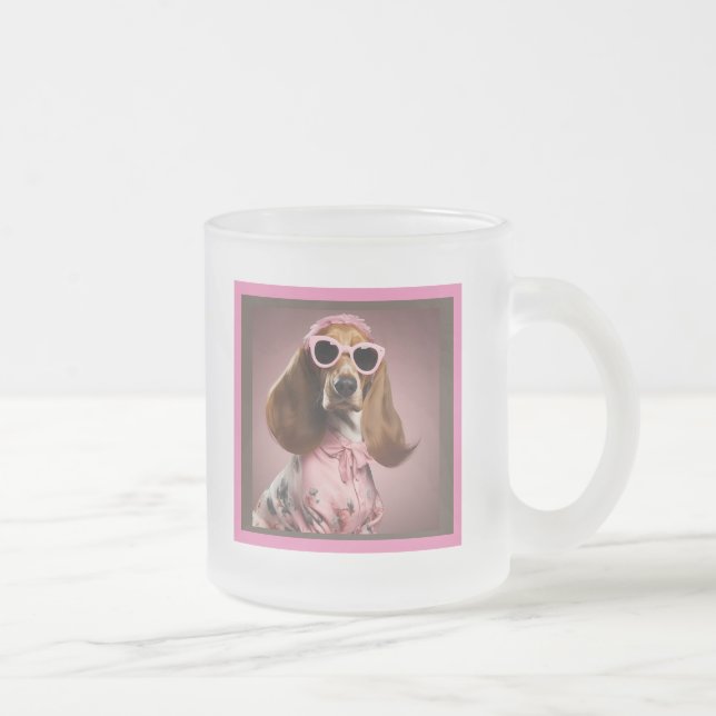 Basset Hound Barbie Mugg (Höger)
