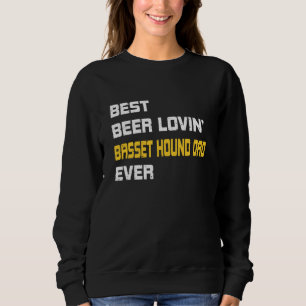 Basset Hound Best Beer Loving Basset Hound Pappa T Shirt
