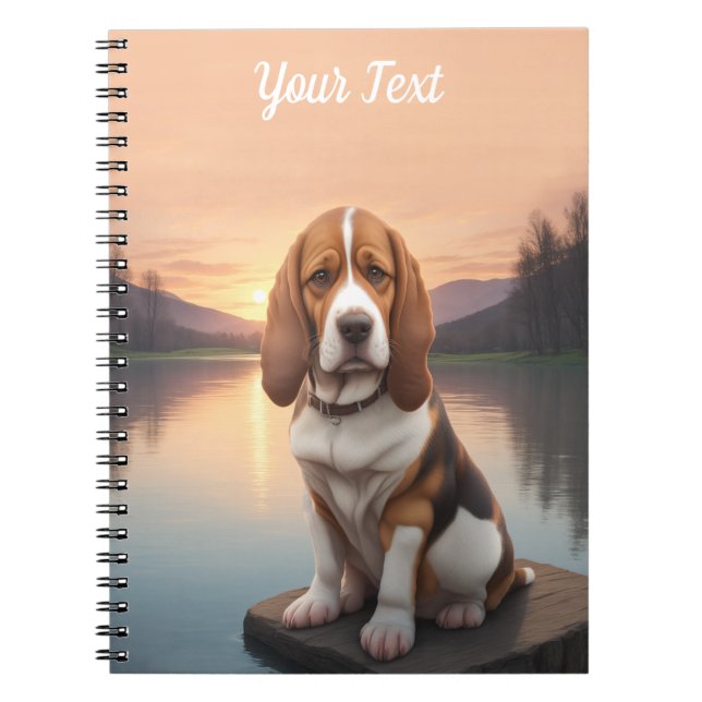 Basset Hound by Sjö Anteckningsbok (Framsidan)