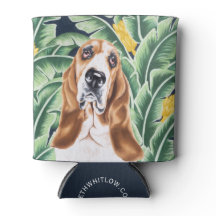 Basset Hound Can Cooler