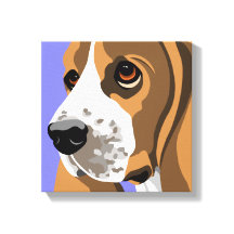 Basset Hound Canvas Art-utskrifter