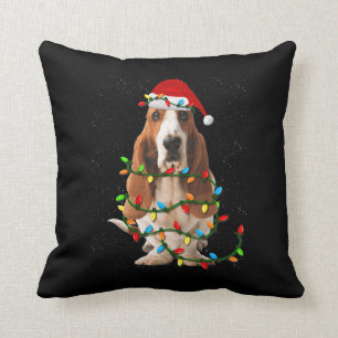 basset hound christmas lustiga basset hound hund k kudde