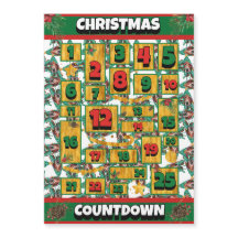 Basset Hound Counting-kalendern för julklapp