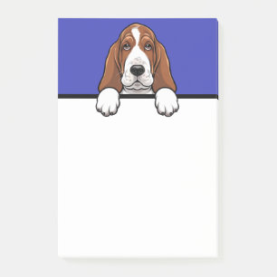 Basset Hound Cute Basset Hund älskare Gifts Post-it Block