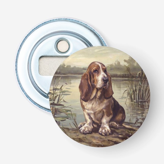 Basset Hound Flasköppnare (Framsidan)