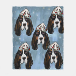 BASSET HOUND FLEECEFILT