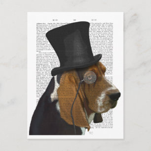 Basset Hound, Forme Hound och Hat Vykort