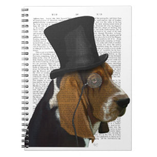 Basset Hound, Formellt hound och Hat Anteckningsbok