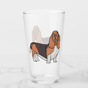 Basset Hound Glaskopp