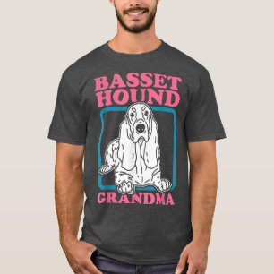 Basset Hound Grandma Hundägare Basset Hound T Shirt