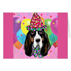 Basset Hound Hälsningskort