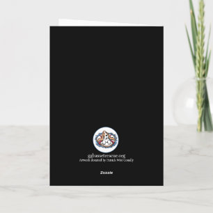Basset Hound - Helgdag Card Helgkort
