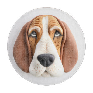 Basset Hound Hund 3D Inspirerad