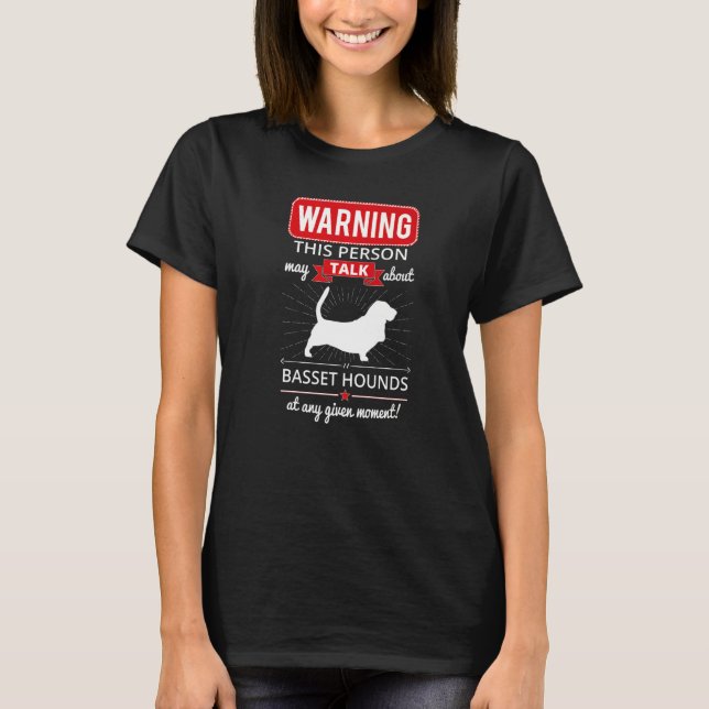 Basset Hound Hund aveln 2 T Shirt (Framsida)