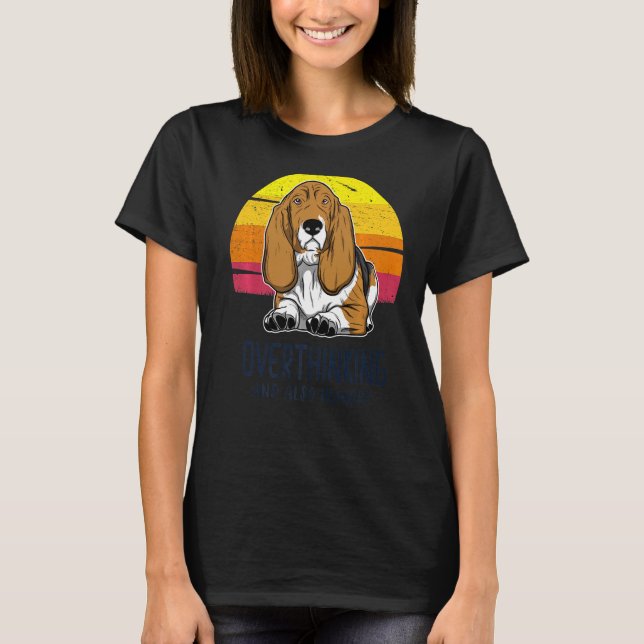 Basset Hound Hund aveln 34 T Shirt (Framsida)