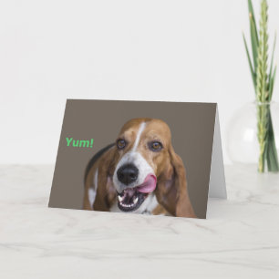 Basset Hound Hund Birthday Card Kort