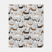 Basset Hound Hund Bones och Tass