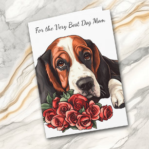Basset Hound Hund Du Får Min Svans Att Vagga Kort