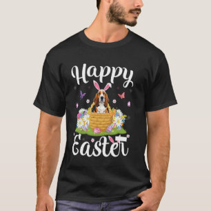 Basset Hound Hund Glad Påsk Ägg Jakt Kanin Öra Pås T Shirt