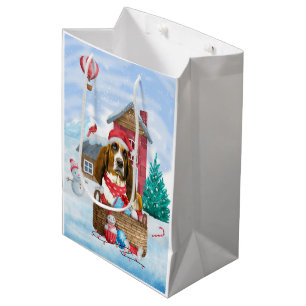 Basset Hound Hund I snö Hund House