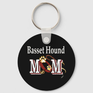Basset Hound Hund MAMMA Nyckelring