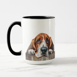 Basset Hound Hund Mugg