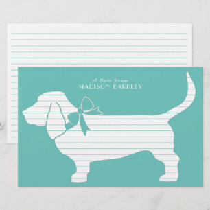 Basset Hound Hund Puppy Brevpapper