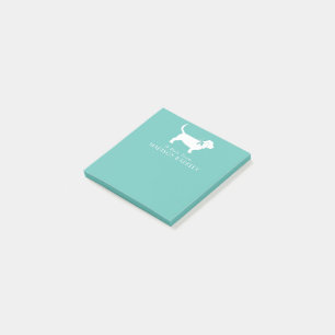 Basset Hound Hund Puppy Post-it Block