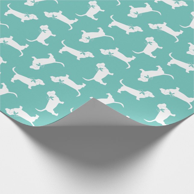Basset Hound Hund Puppy Presentpapper (Hörn)